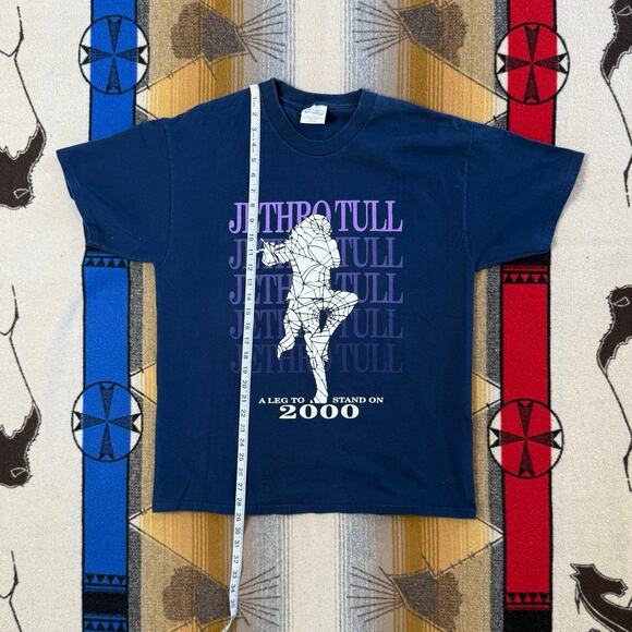 Vintage 2000 Jethro Tull Concert Band T-Shirt Size Large Double Sided Rock - Picture 7 of 7